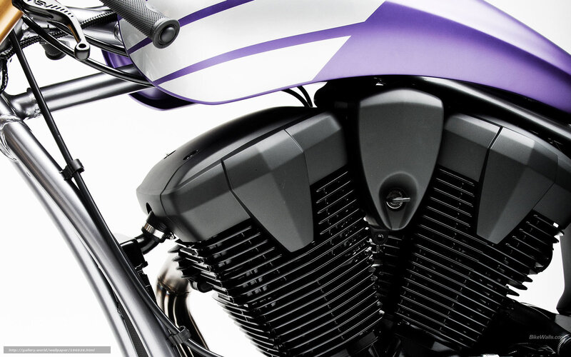 Motorcycle Engine and Fuel Tank