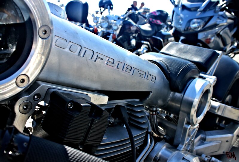 Motorcycle Engine and Seat