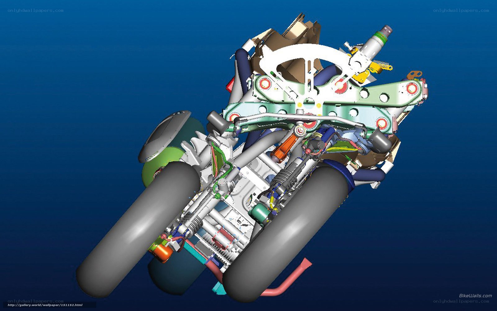 motorcycle engine assembly