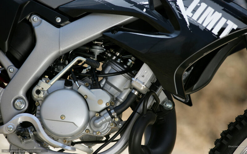 Motorcycle Engine — Black, Mechanical, Afternoon