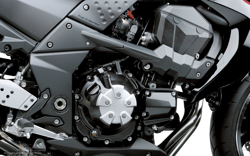 Motorcycle Engine — Black, Mechanical, Photograph, Exhaust, Tire