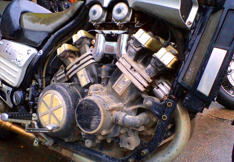 Motorcycle Engine — Black, Mechanical, Photograph, Seat
