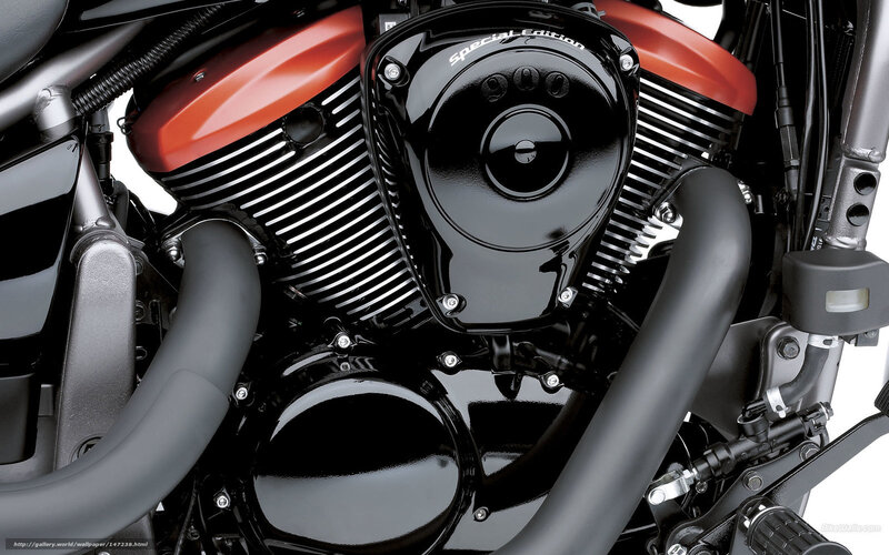 Motorcycle Engine — Black, Mechanical, Photograph