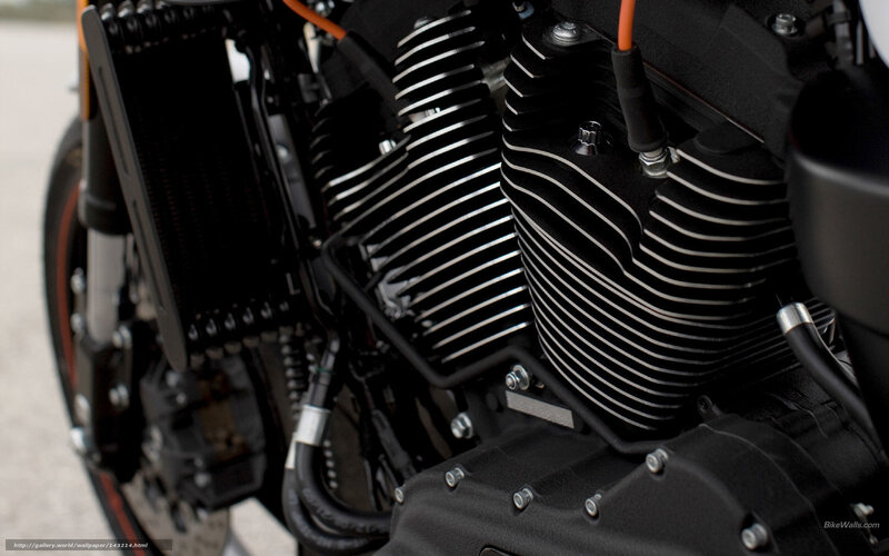 Motorcycle Engine — Black, Mechanical