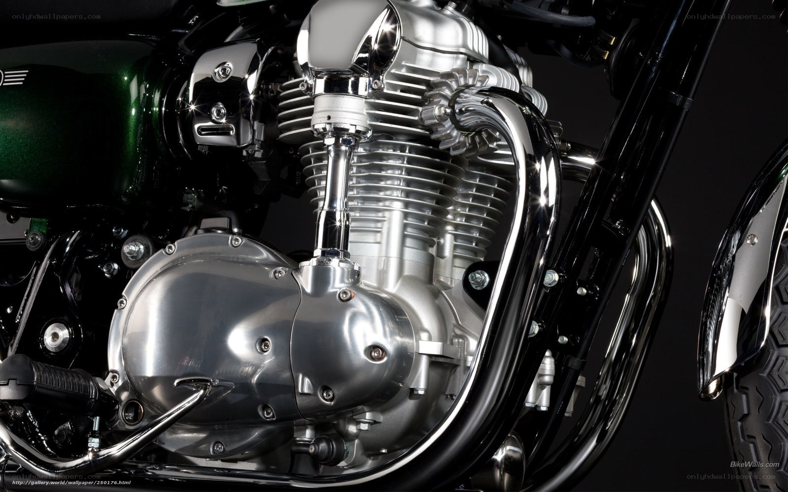 motorcycle engine close-up