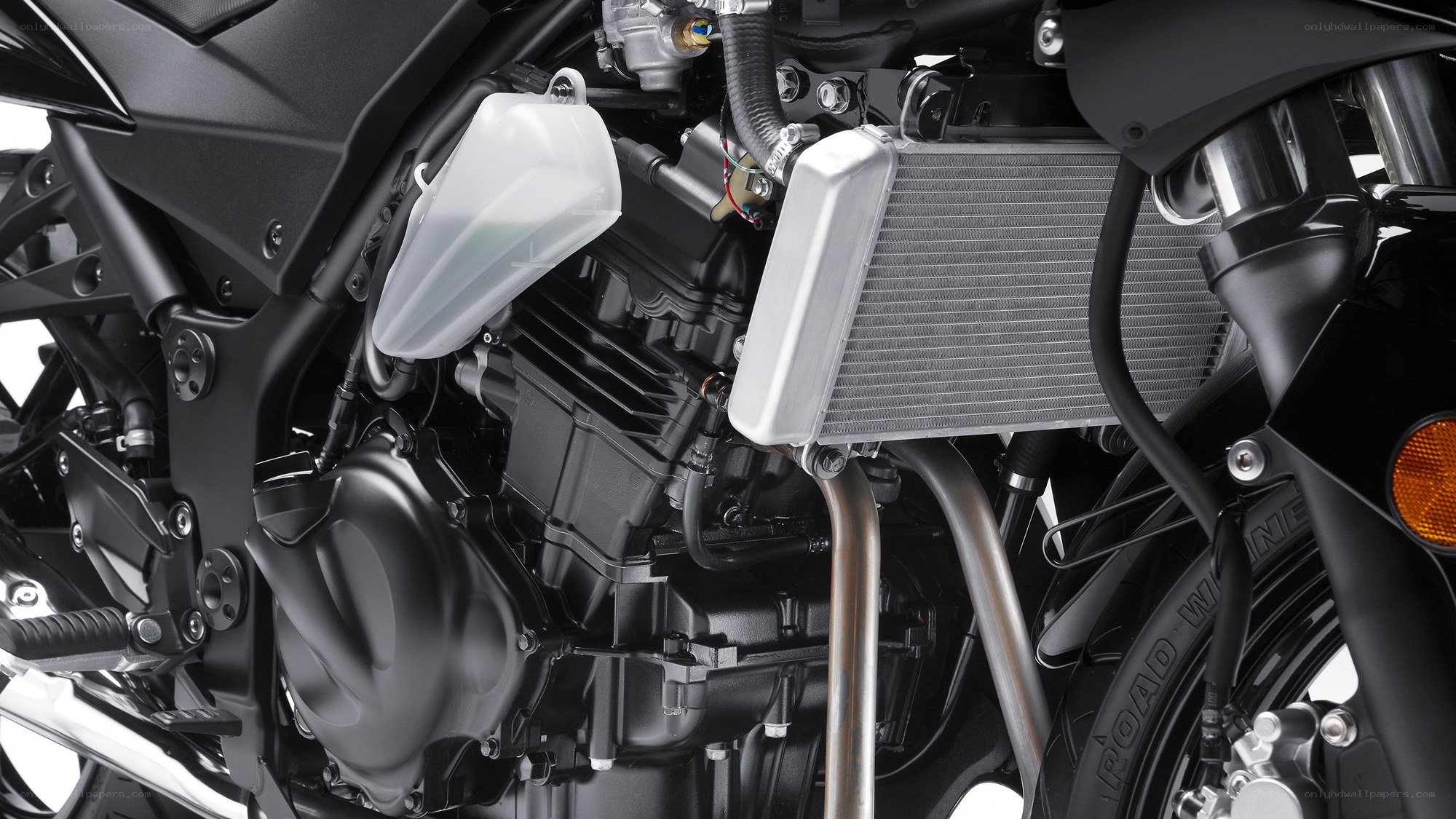 motorcycle engine close-up