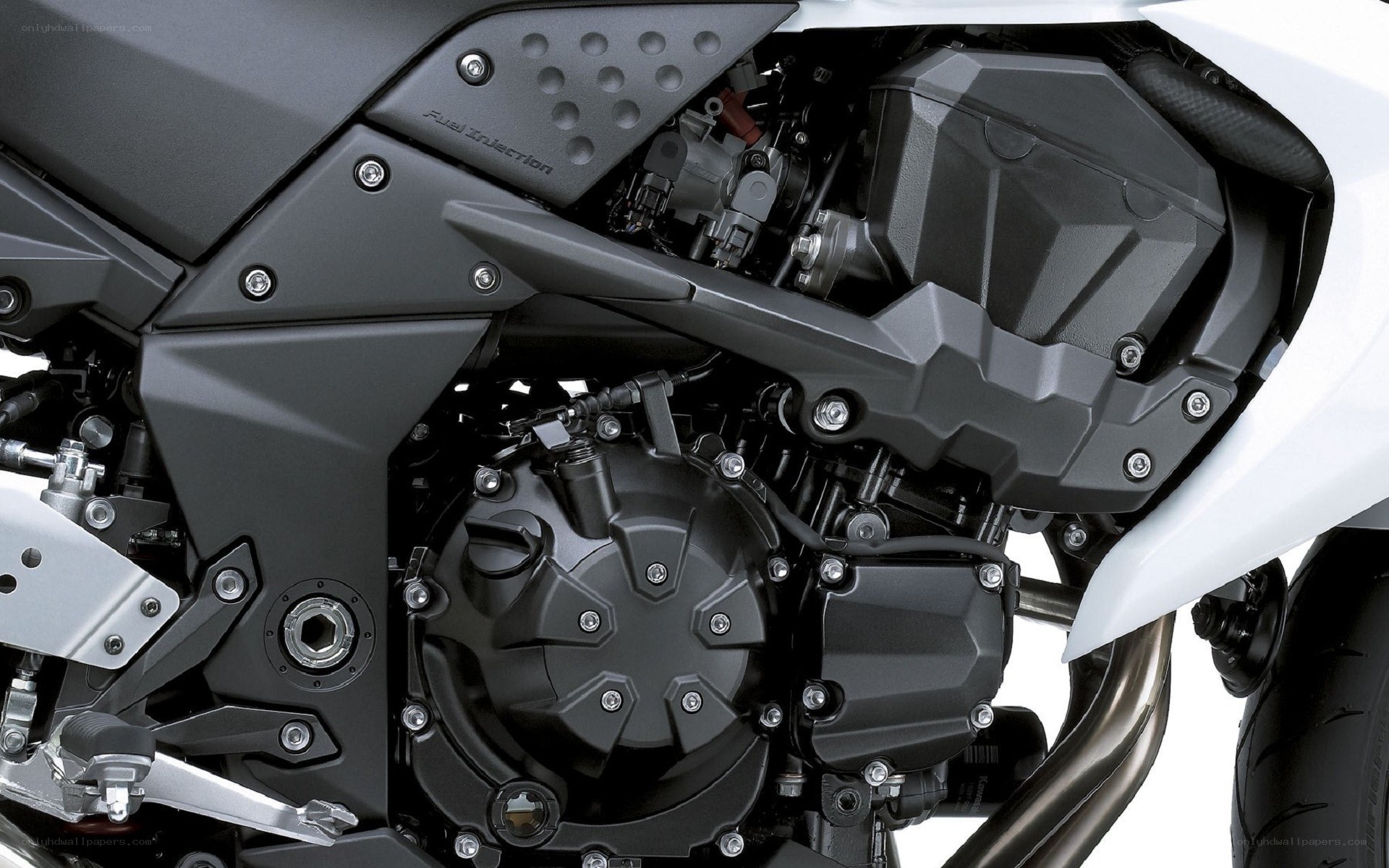 motorcycle engine close-up