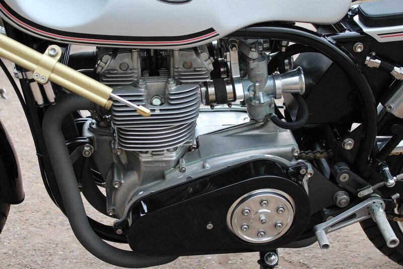 motorcycle engine close-up