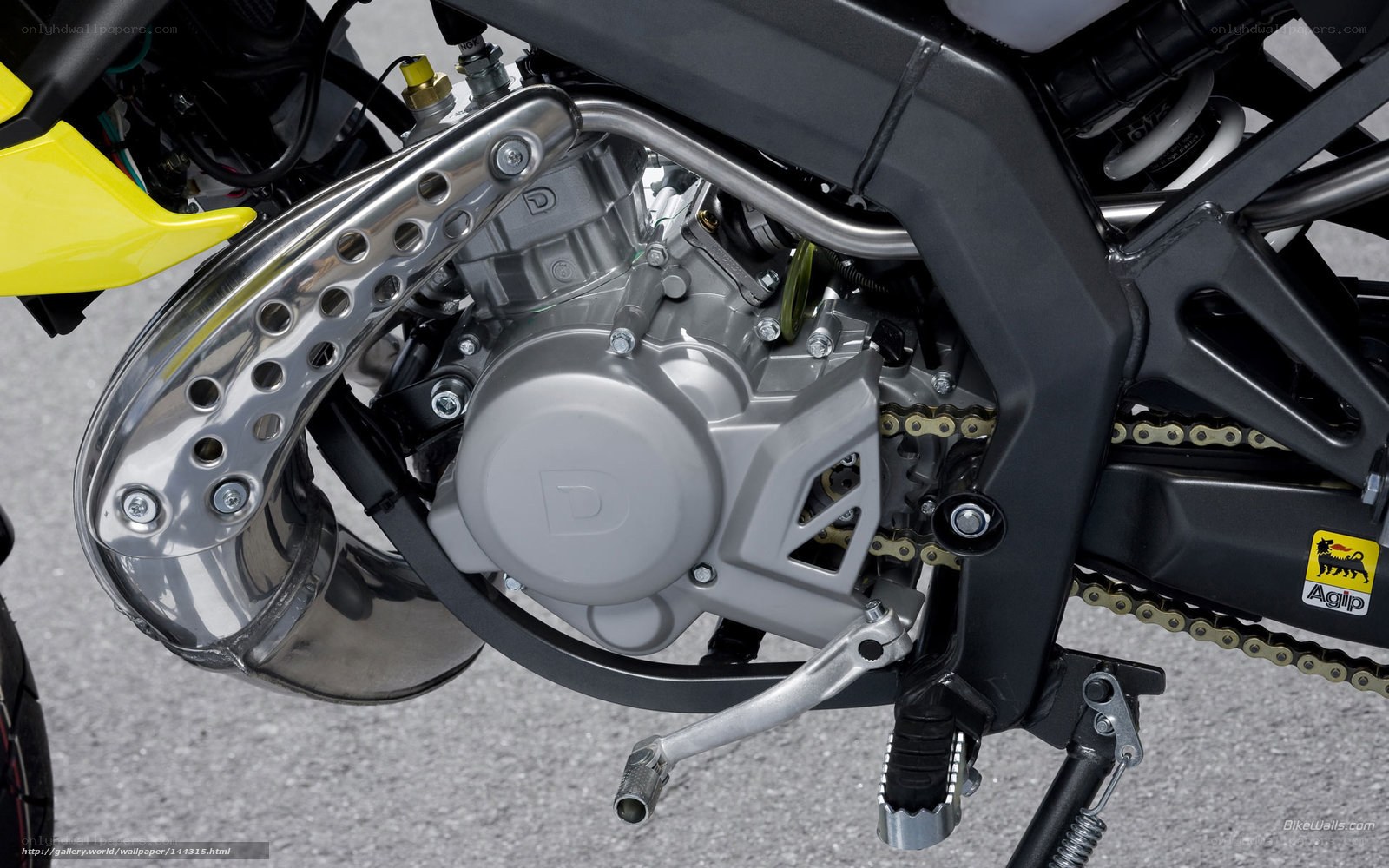 motorcycle engine close-up