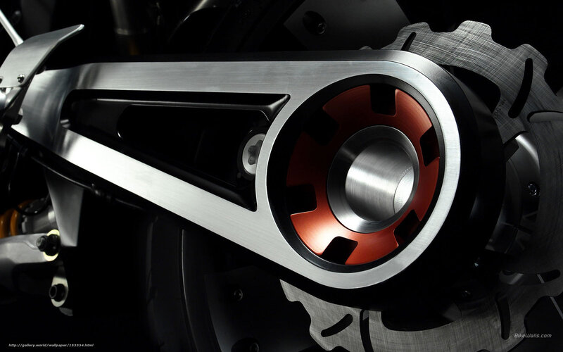 Motorcycle Engine Component — Black