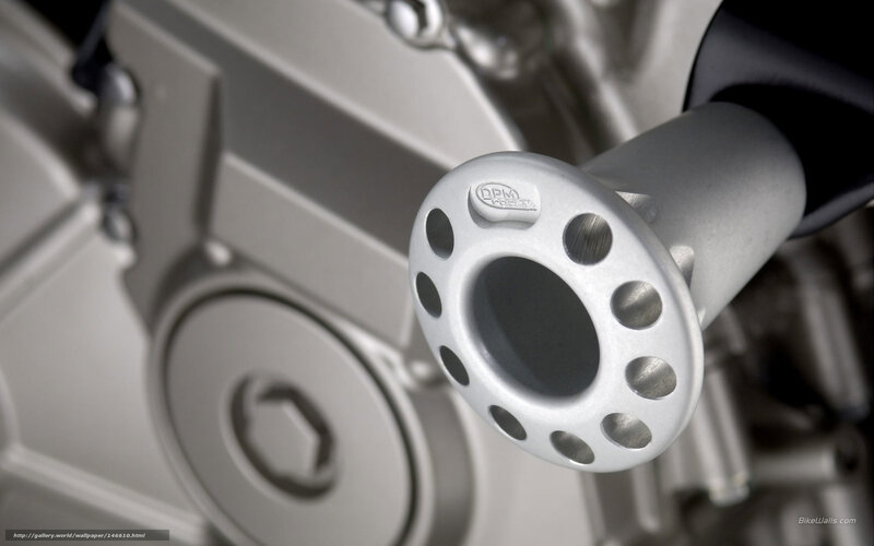 Motorcycle Engine Component — Silver
