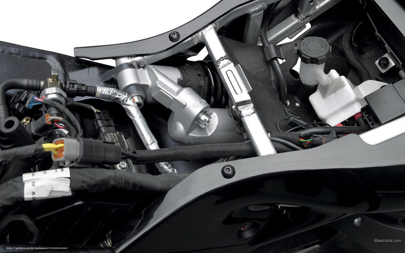 Motorcycle Engine Components — Black, Technical