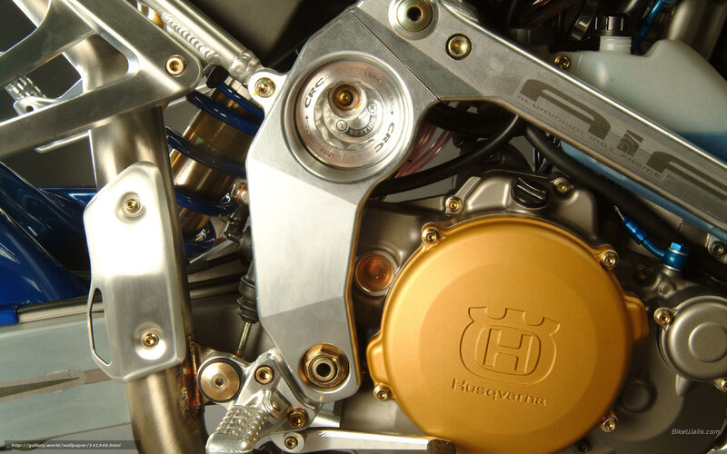 Motorcycle Engine Components — Silver, Technical