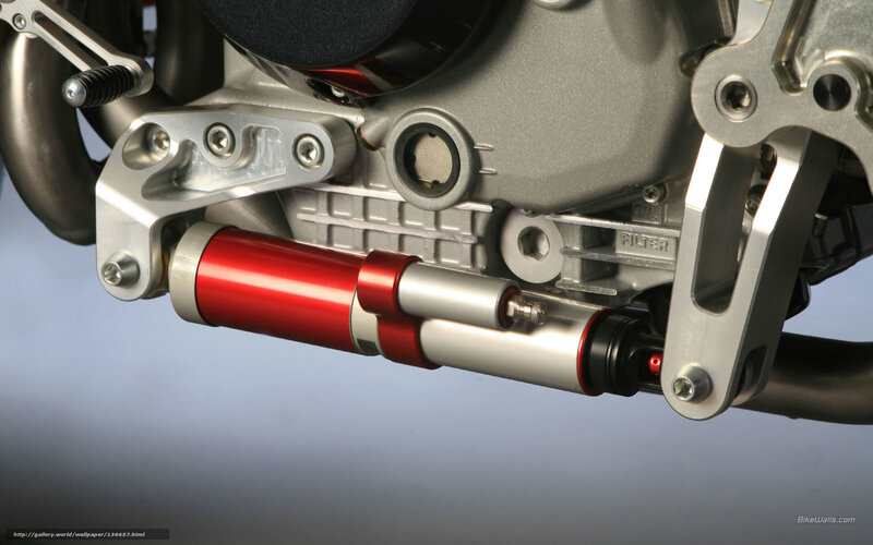 Motorcycle Engine Components — Silver