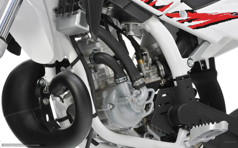 Motorcycle Engine Components — White, Neutral