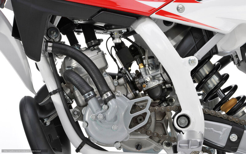 Motorcycle Engine Components — White