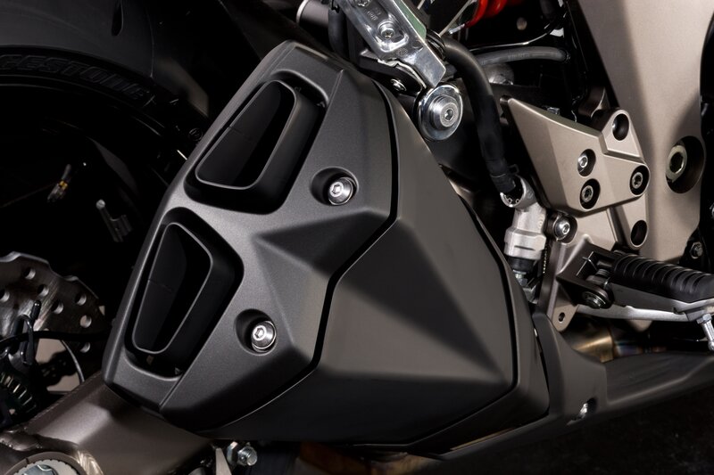 motorcycle engine cover detail