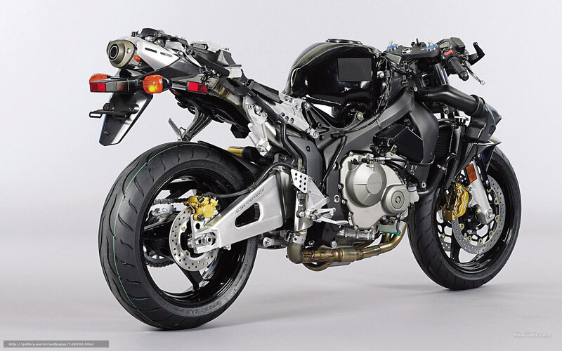 motorcycle engine exposed