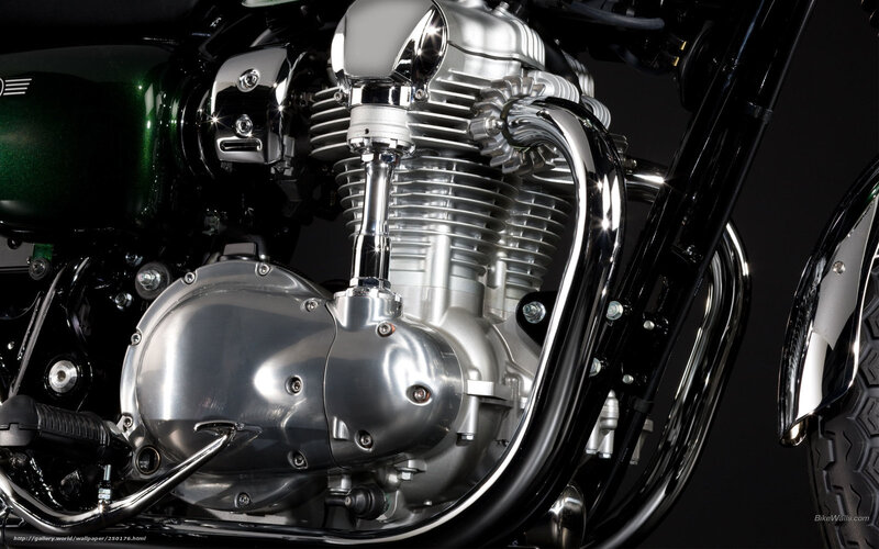 Motorcycle Engine — Silver, Dramatic, Photograph, Exhaust Pipe