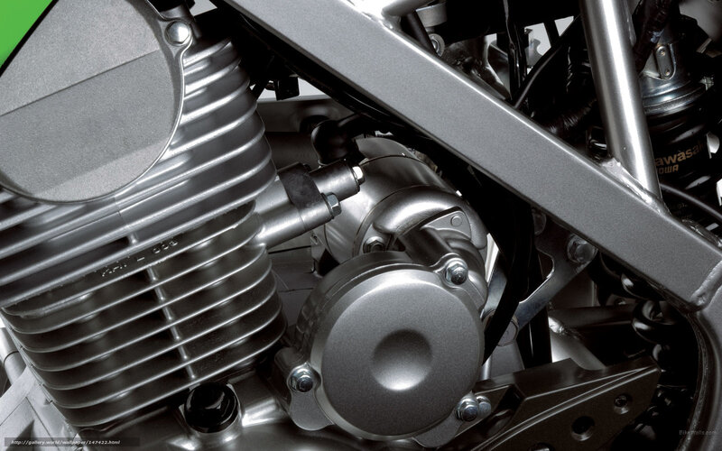 Motorcycle Engine — Silver, Mechanical, Photograph