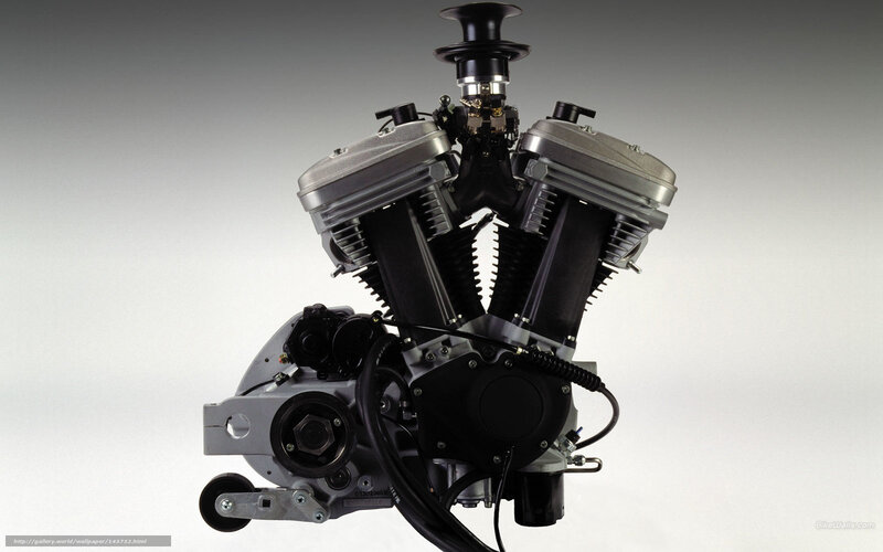 Motorcycle Engine — Silver, Neutral, Photograph, Cylinders
