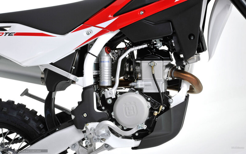 Motorcycle Engine — White