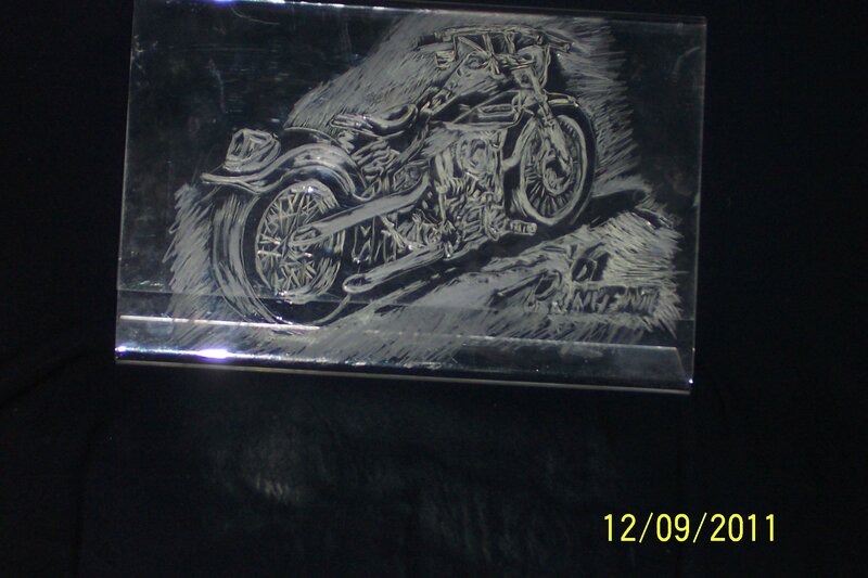 Motorcycle Engraving