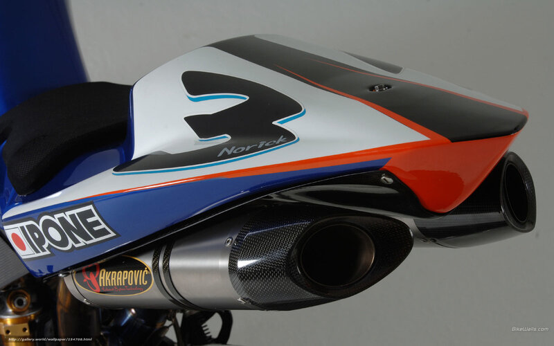 motorcycle exhaust and fairing