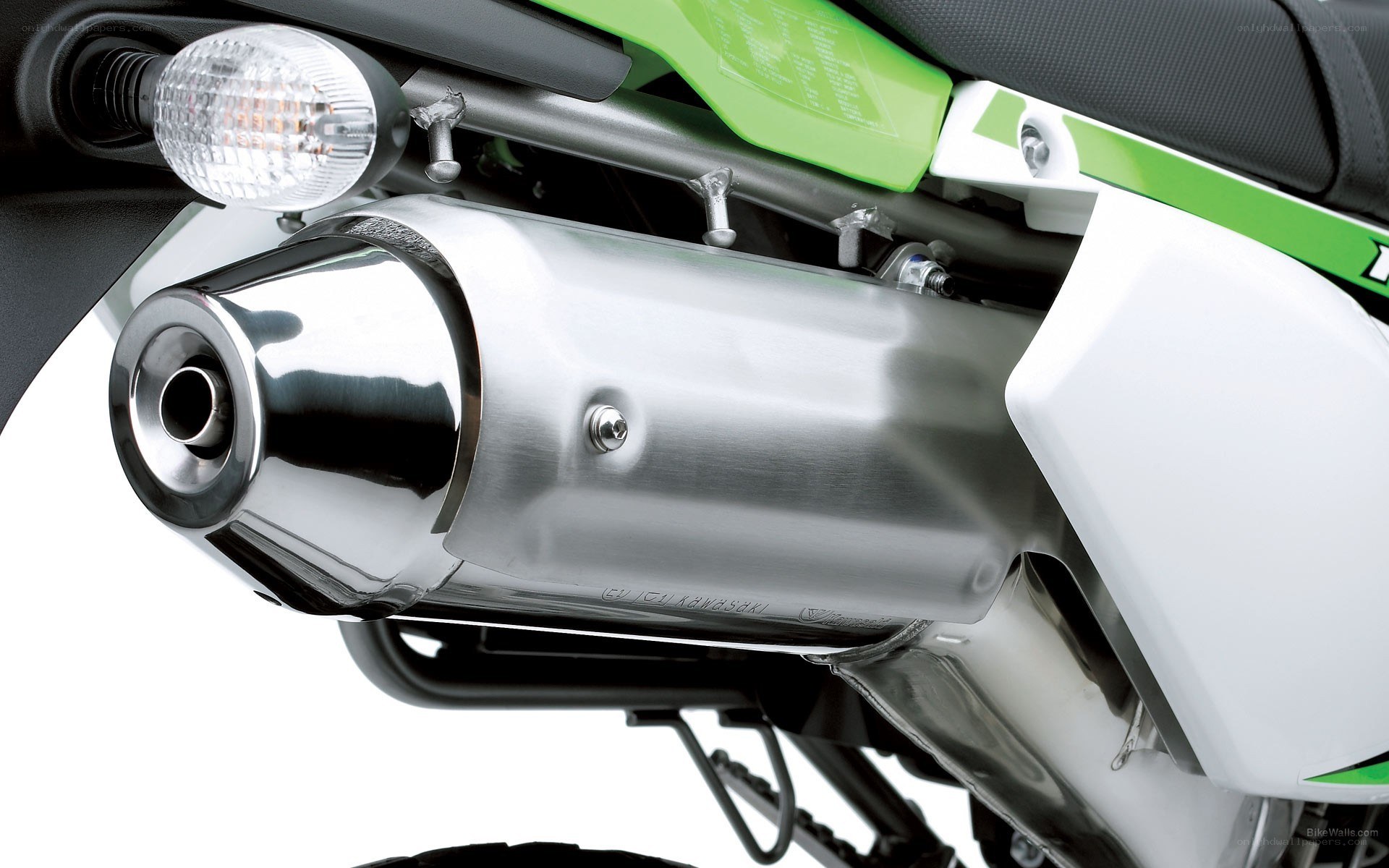 motorcycle exhaust close-up
