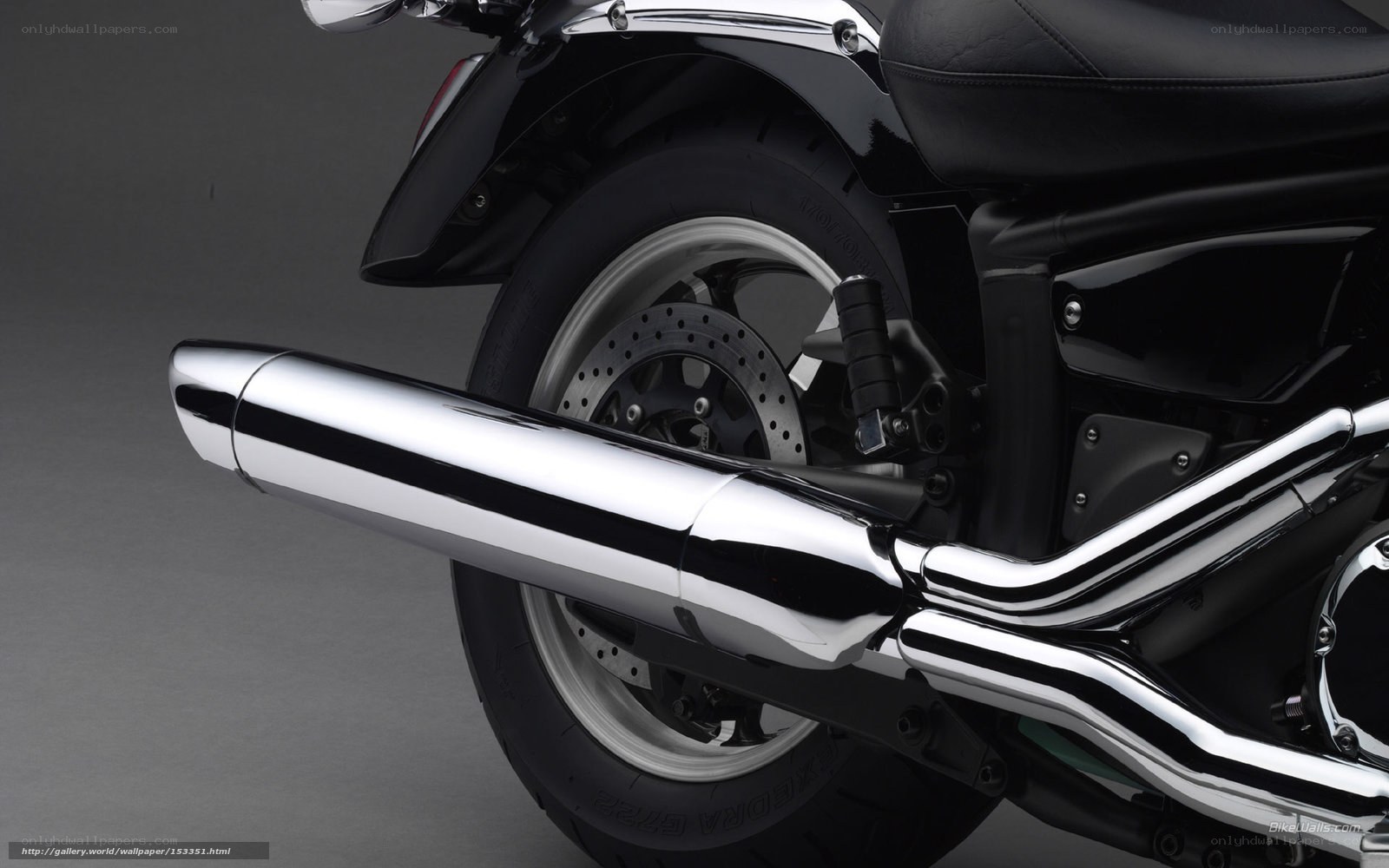 motorcycle exhaust detail