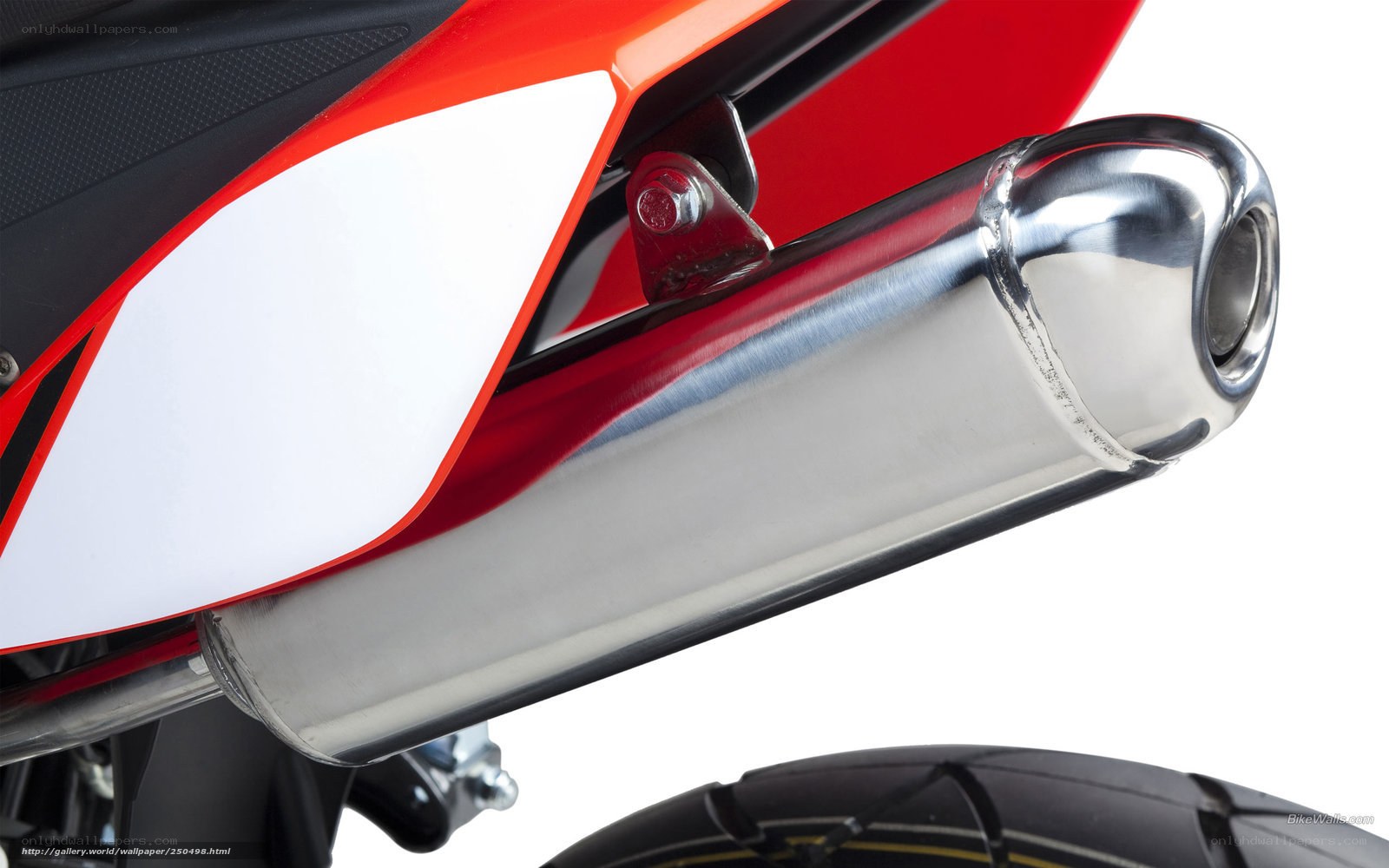 motorcycle exhaust detail