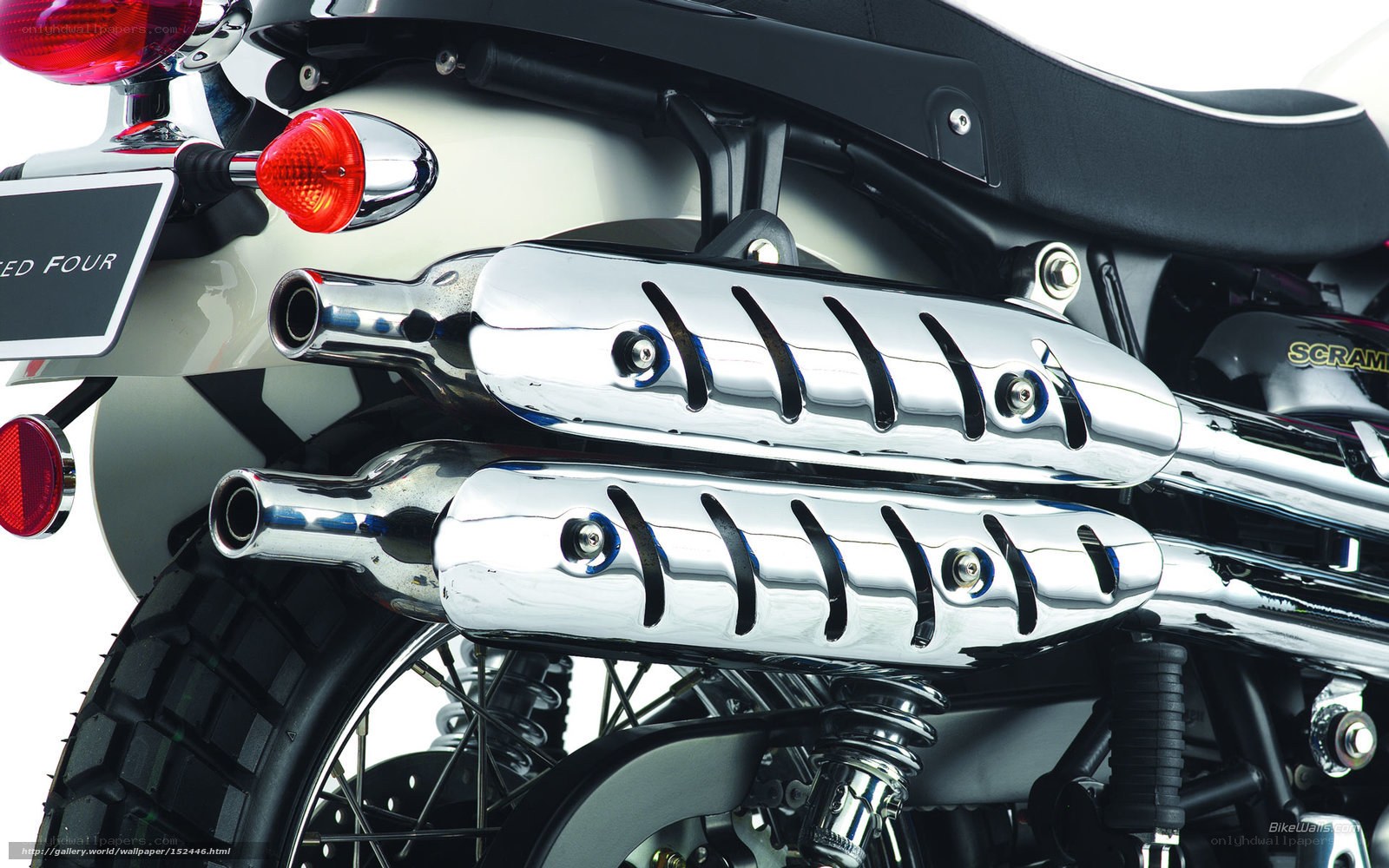 motorcycle exhaust details