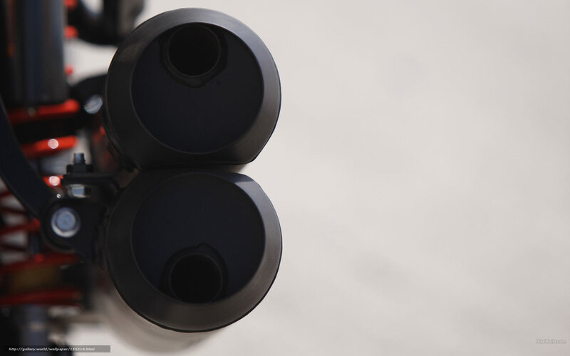 Motorcycle Exhaust Pipes — Black, Neutral