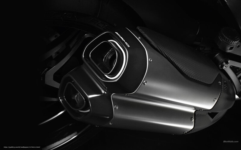 Motorcycle Exhaust System — Black, Dramatic, Photograph, Exhaust Pipe