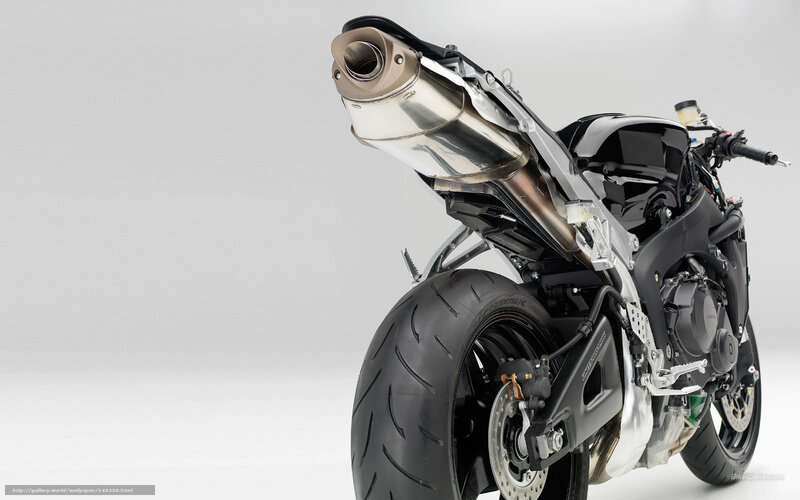 Motorcycle Exhaust System — Black, Neutral