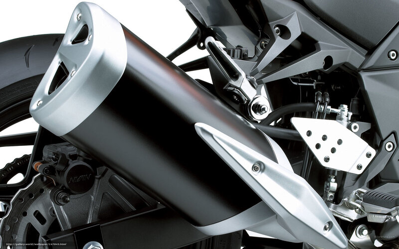 Motorcycle Exhaust System — Black, Technical