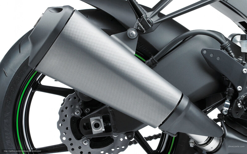 Motorcycle Exhaust System — Gray
