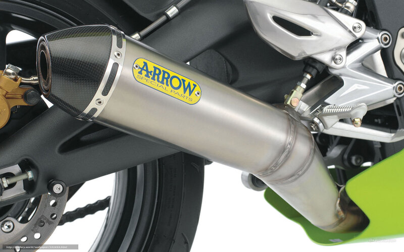 Motorcycle Exhaust System — Silver, Neutral, Photograph, Exhaust Pipe
