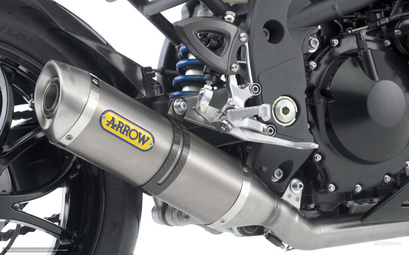 Motorcycle Exhaust System — Silver, Technical