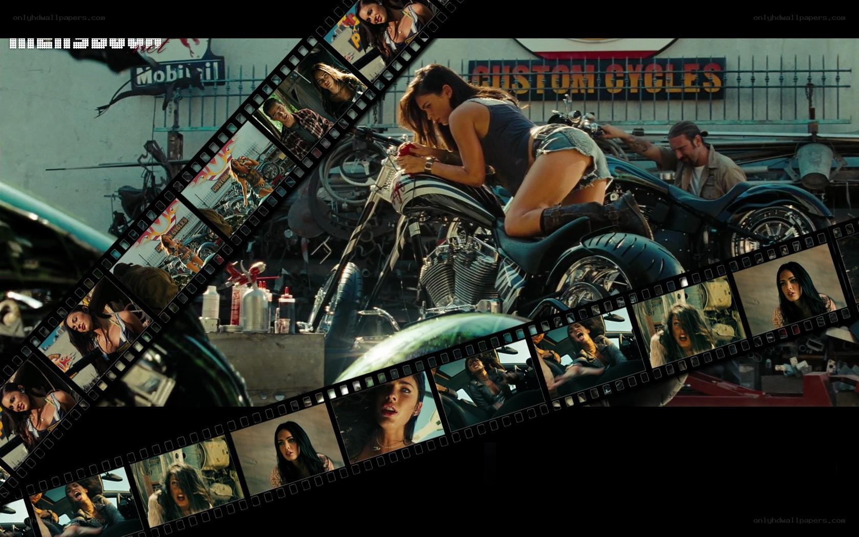 motorcycle film collage