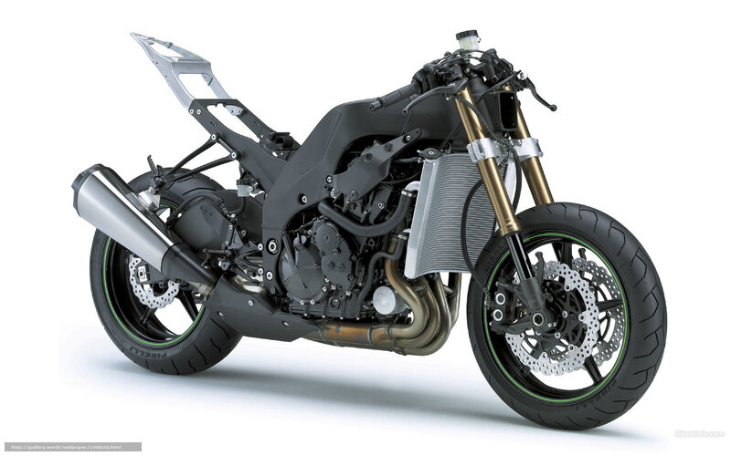 Motorcycle Frame — Black, Neutral