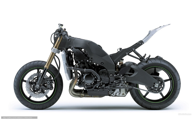 Motorcycle Frame — Black