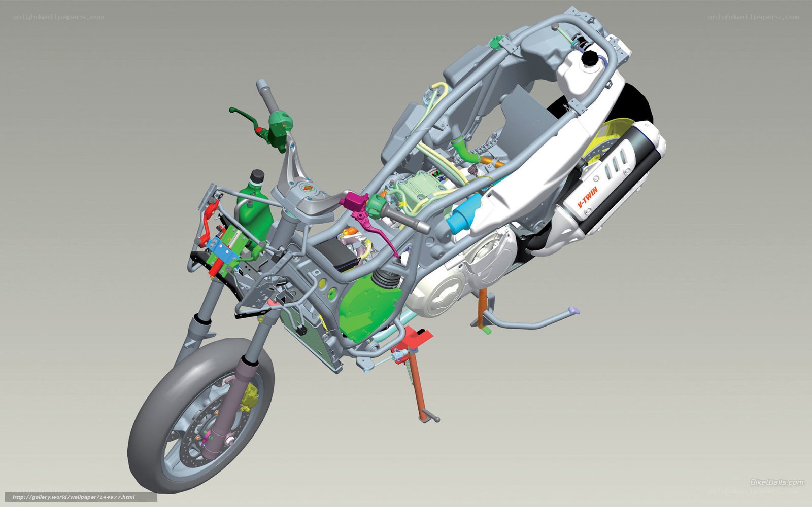 motorcycle frame design