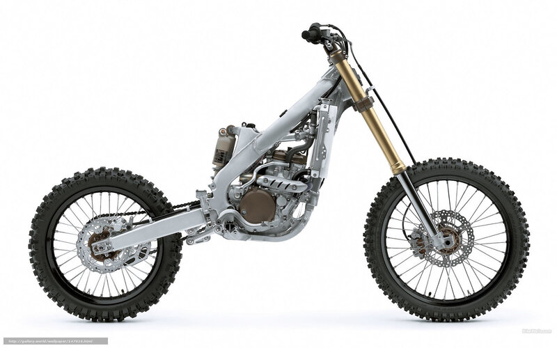 Motorcycle Frame — Silver