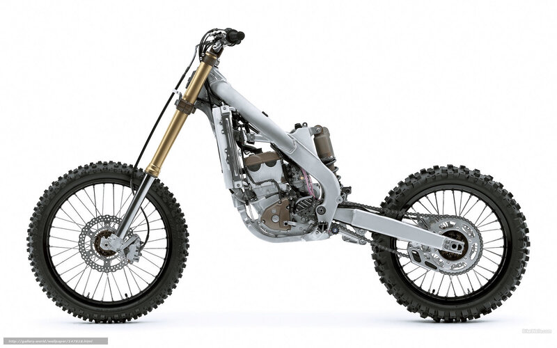 Motorcycle Frame — White, Neutral