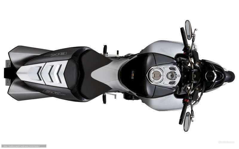 Motorcycle from Top View