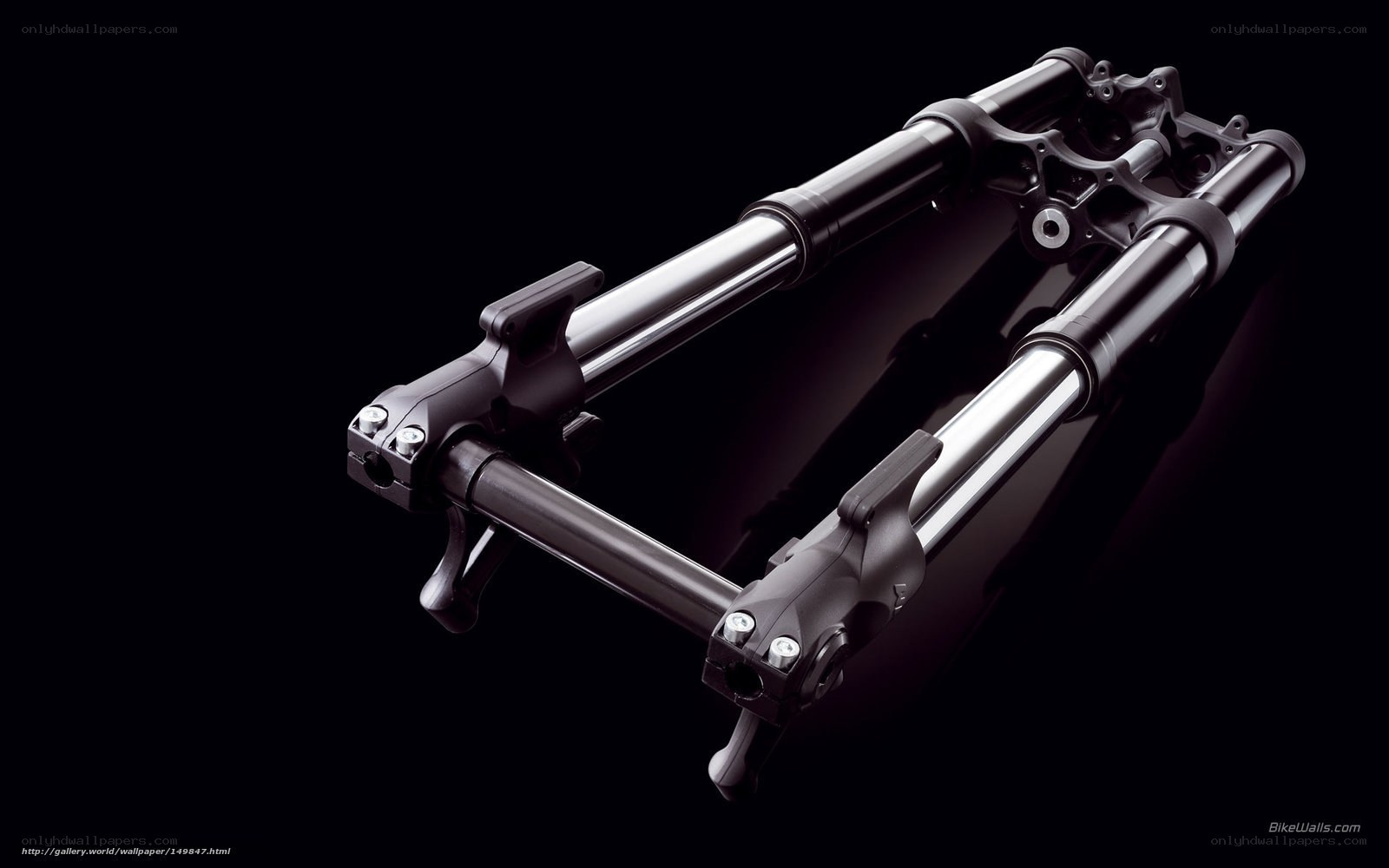 motorcycle front fork assembly