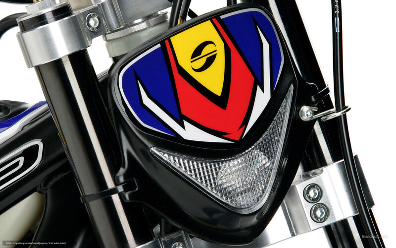 Motorcycle Front Headlight — Black, Neutral