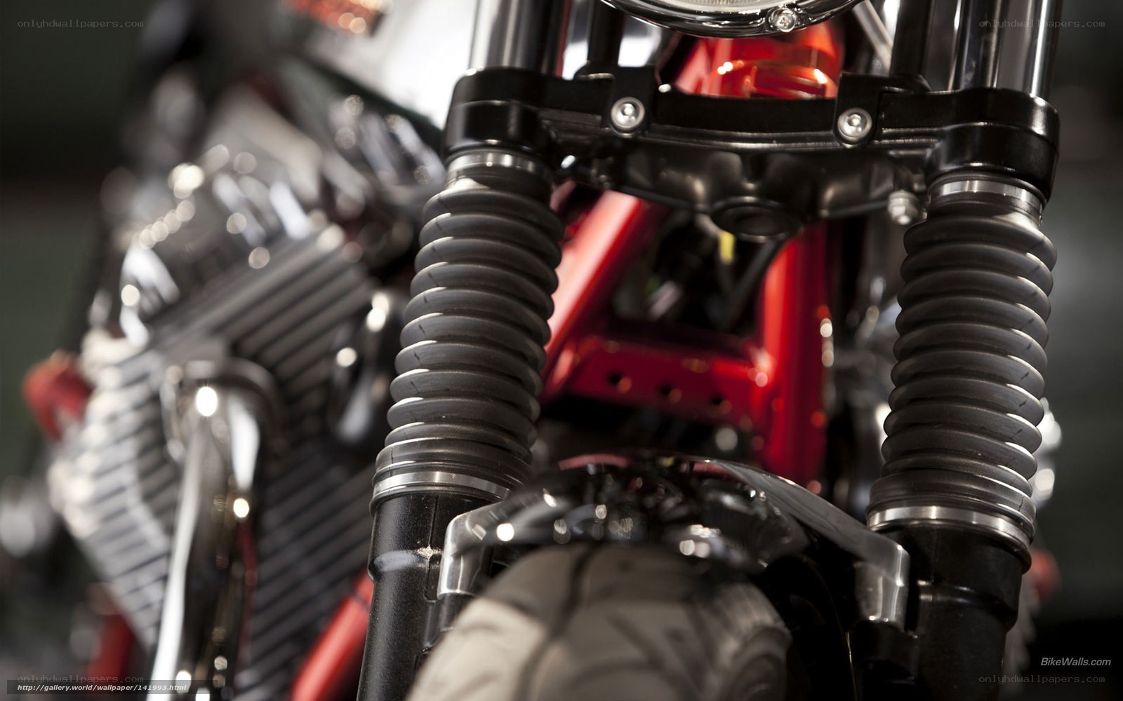 motorcycle front suspension details