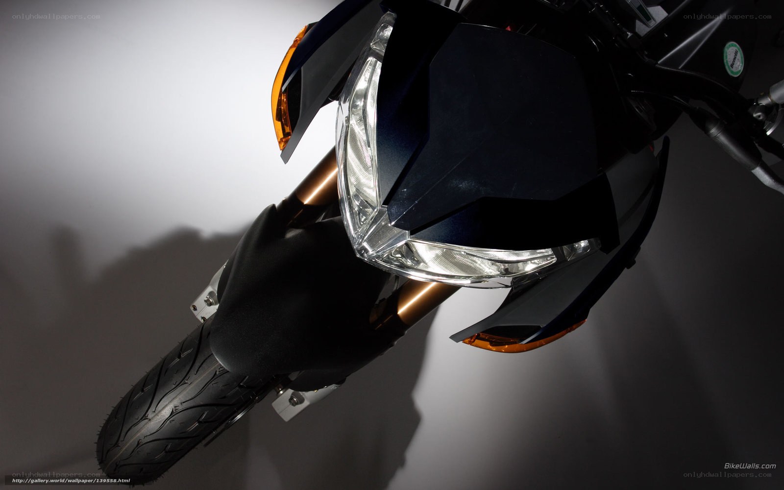 motorcycle front view